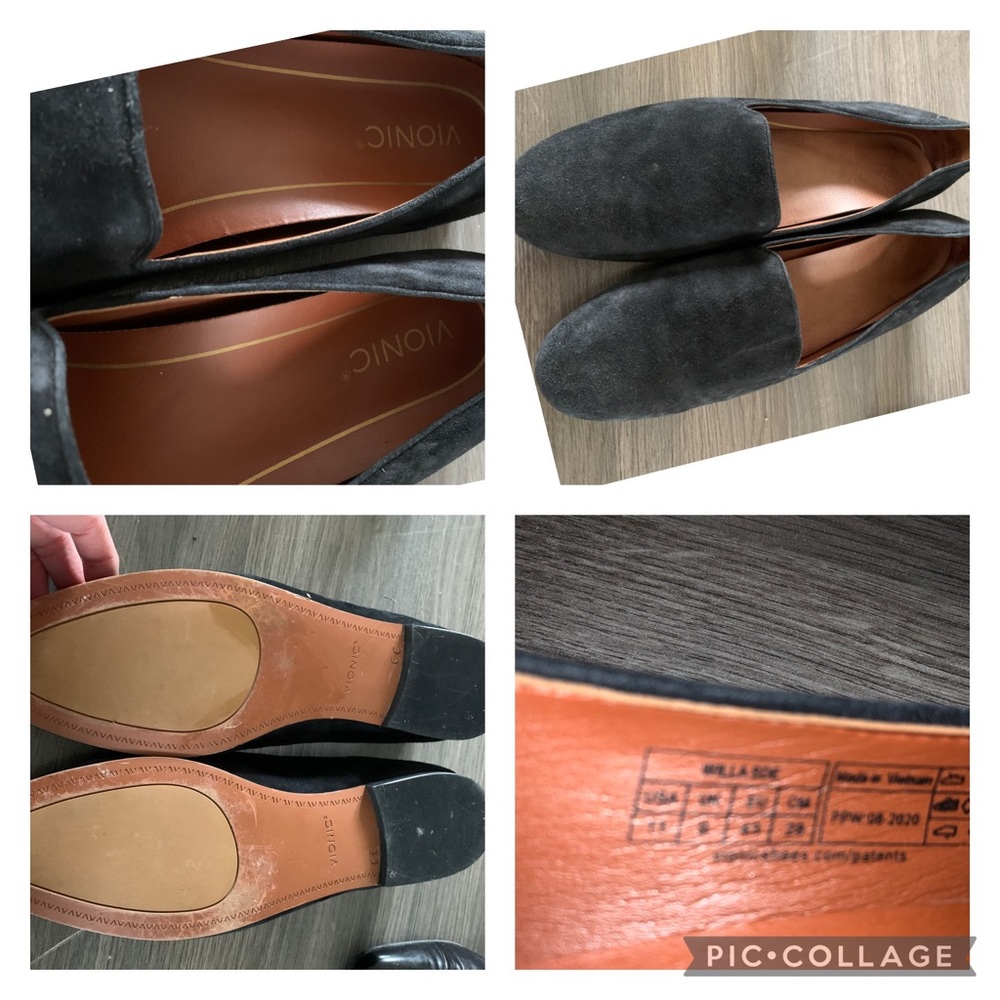 Suede leather ladies loafer/flats never worn